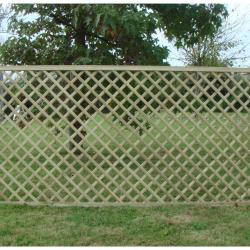 Oxbridge trellis fencing panel