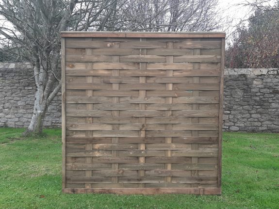 Woven Fence Panel.