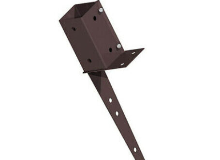 Fencemate 75x75mm Brown Swift Clamp Wallmount Post Support