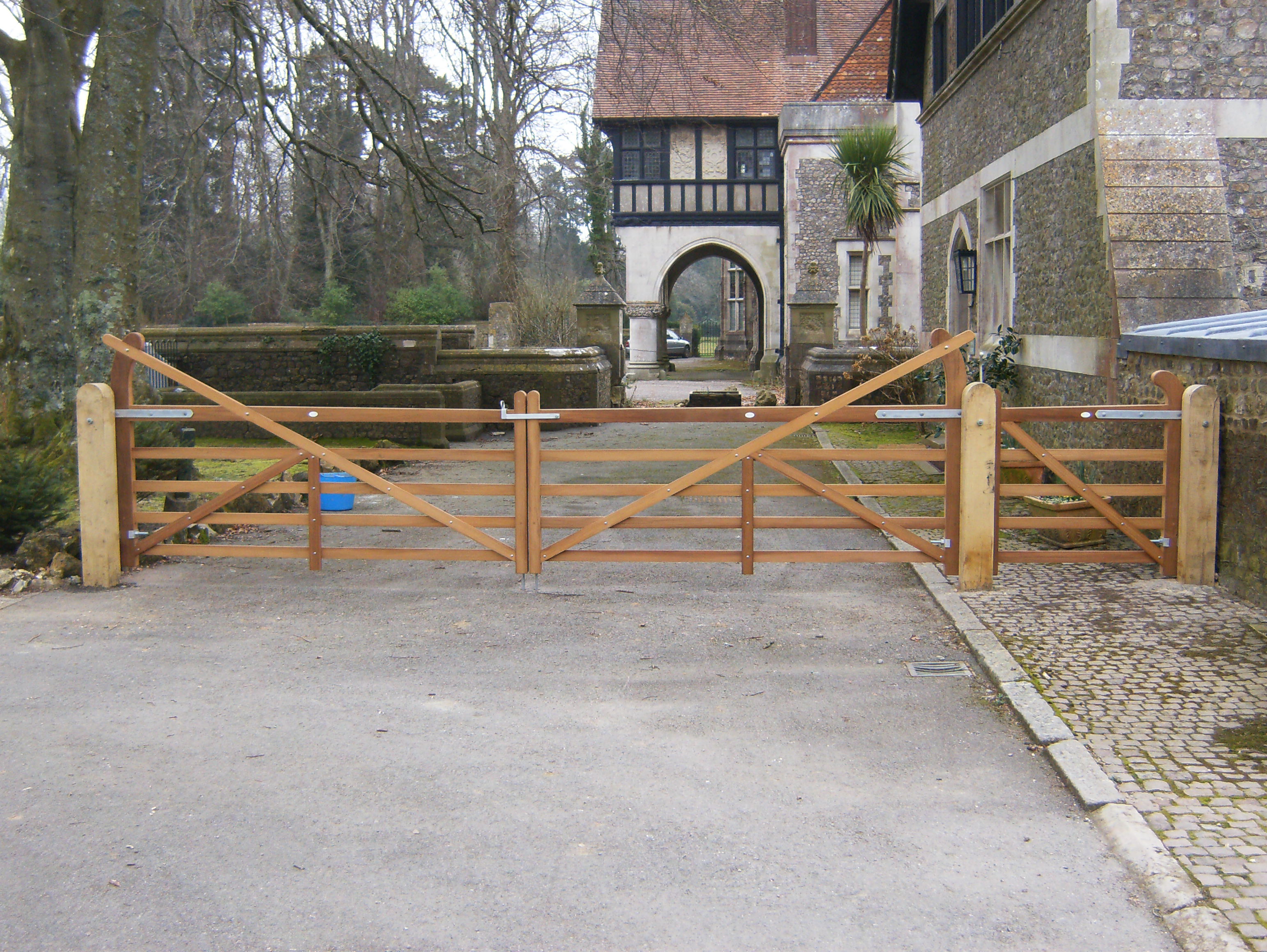Wooden Entrance Gates