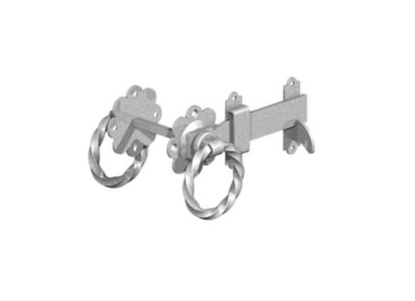 Twisted Ring Latch - Galvanised